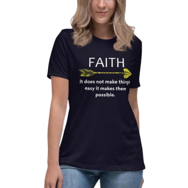 Faith it does not make things easy