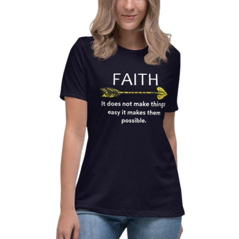 Faith it does not make things easy